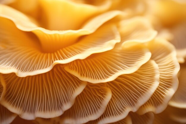 Abstract background macro image of sajor caju mushroom