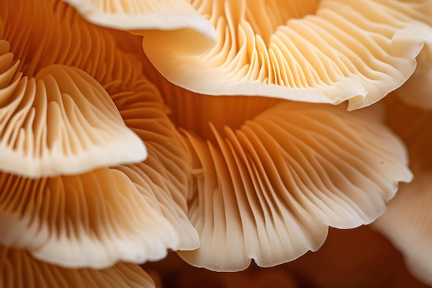 Abstract background macro image of sajor caju mushroom