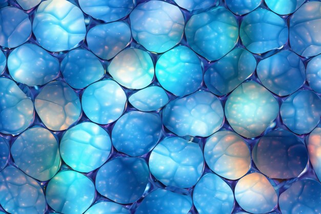 Abstract background made of blue glass beads