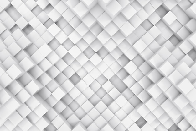 写真 立方体で作られた抽象的な背景3dイラスト