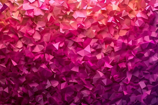 Photo abstract background made of small pink triangles