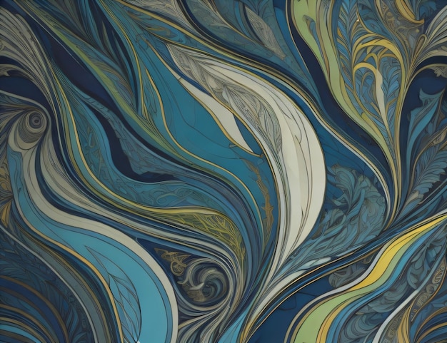 Abstract background in marble with blue color