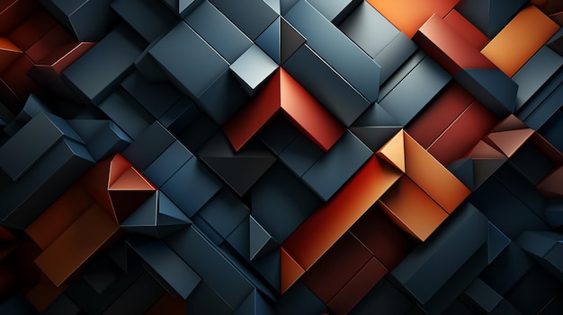 Abstract background a minimalist wallpaper with a combination of geometric shapes and gradients