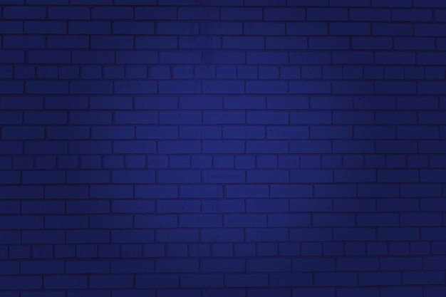 Abstract background of modern blue brick wall