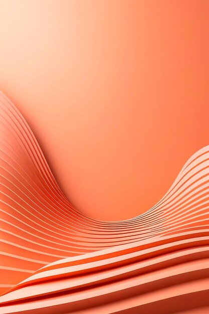 Abstract background modern hipster futuristic graphic Trending color concept of the year 2024 Peach Fuzz