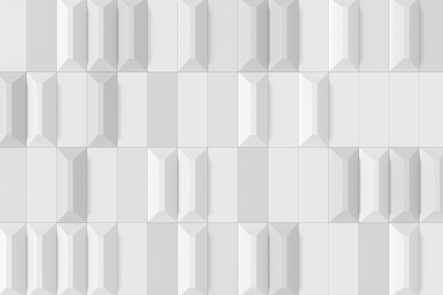 Abstract background of modern tile wall 3D rendering