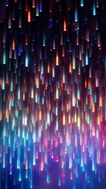 An abstract background of multicolored lights