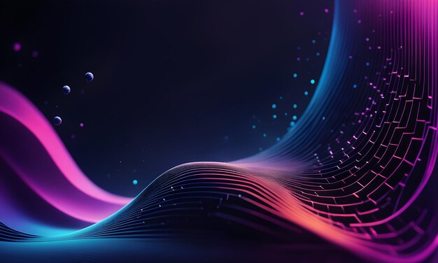 Abstract background neon design