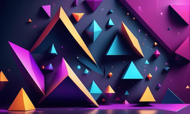 Abstract Background Neon Design