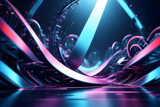 Abstract Background Neon Image