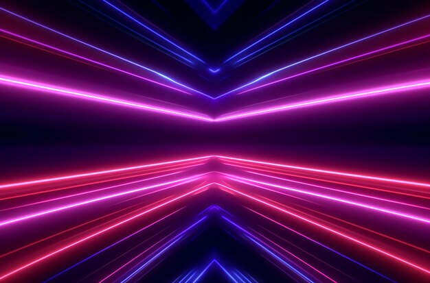 Abstract background neon light design glow laser style