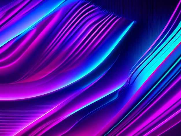 Photo abstract background neon wave hitech design for wallpaper background