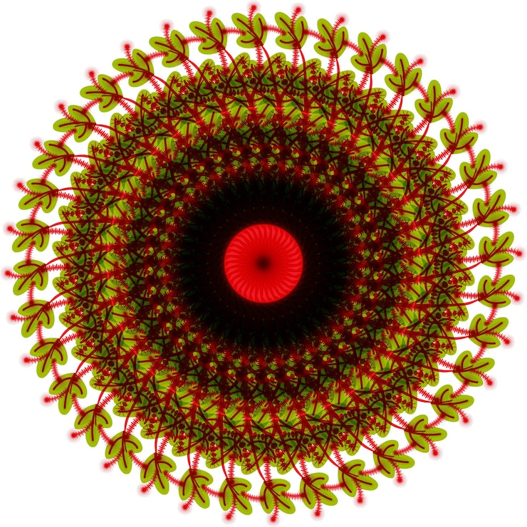 फोटो abstract background polygonal mandala design