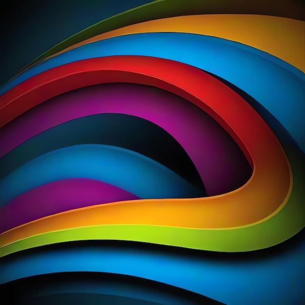 Abstract Background rainbow colours for dynamic