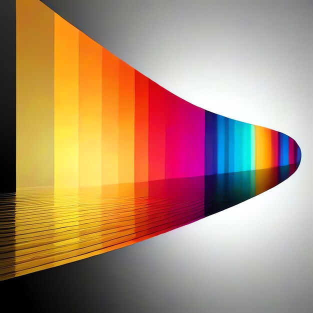 Photo abstract background rainbow colours for modern