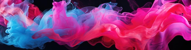 Abstract background of red blue and pink smoke 3d rendering 3d illustration