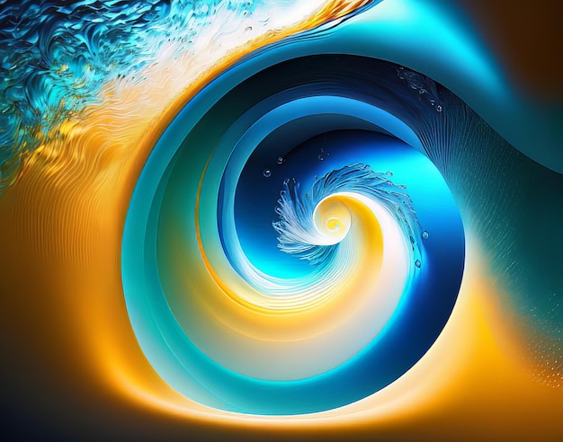 Abstract background resembling the play of light and water currents beneath the ocean's surface