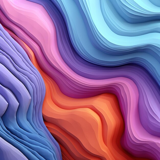 abstract background rubbery pastel colors