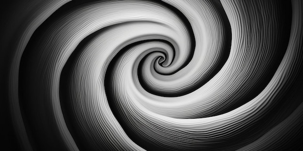 Foto sfondo astratto spirale gradiente argento ipnosi concetto a spirale per l'ipnosi inconscia