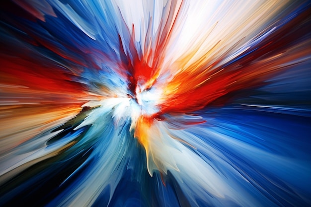 abstract background simulating a defocused explosion of colors