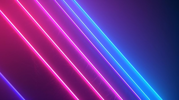 Photo abstract background stage show fashion style retro space empty tunnel corridor lighting neon blue