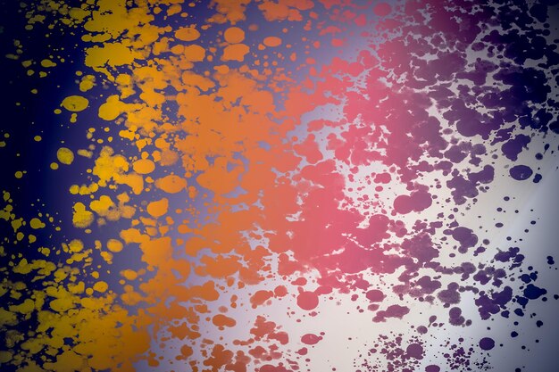 Photo abstract background template made of of colorful paint splashes