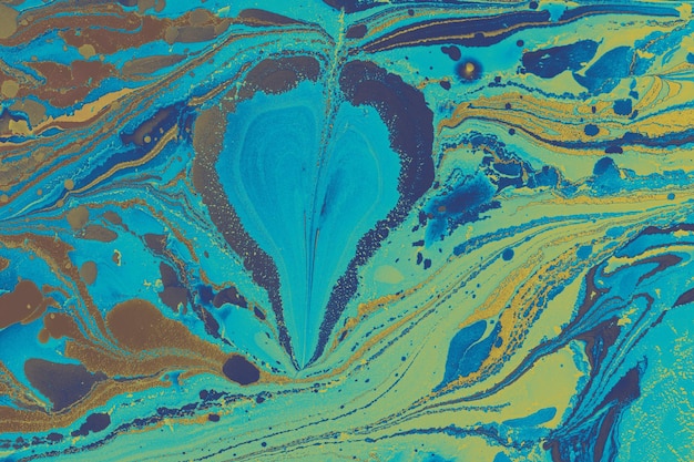 Абстрактные фоновые шаблоны с узорами в форме сердца Эбру
