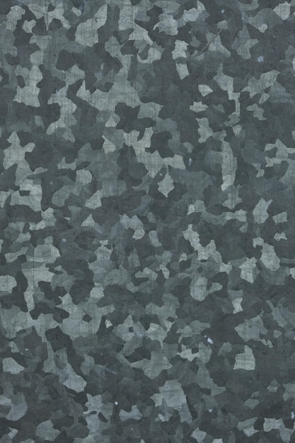 Abstract background and texture of galvanized metal camouflage