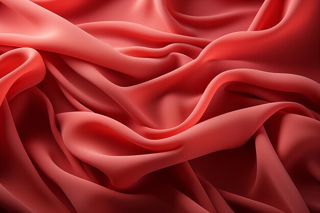 Abstract background texture of natural red color fabric