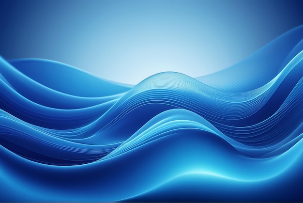 An abstract background texture resembling blue waves or veils