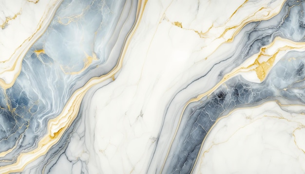 Photo abstract background textured marble with a natural pattern whiteblue color highresolution marble texture backgroundai