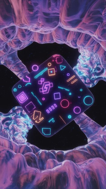 abstract background traveling at speed through a wormhole 3d rendering