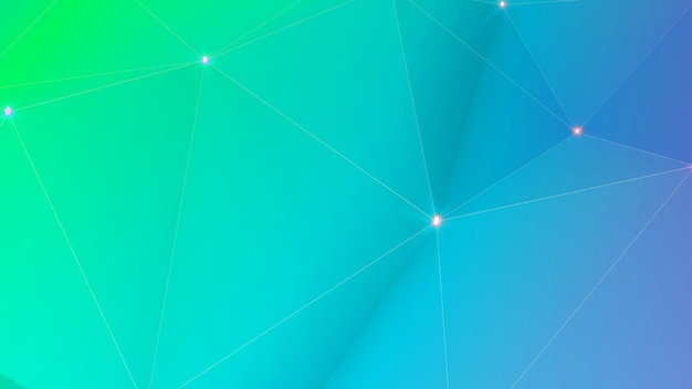 Абстрактный треугольник фона на синем и зеленом фоне градации геометрического фона