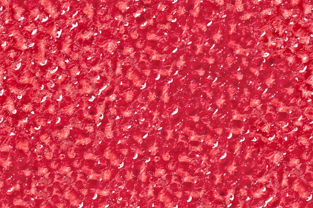 Abstract background water drops on red glass or metal seamless texture