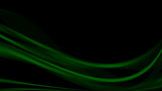 Абстрактный фон волны Черный и лаймово-зеленый абстрактный фон для обоев