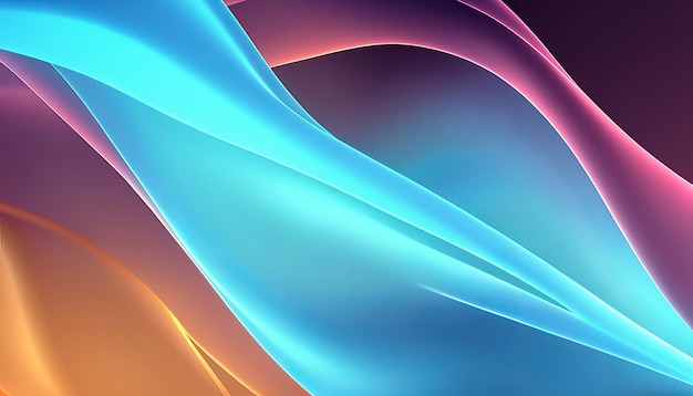 Abstract background waves gradient trend color UI UX Design