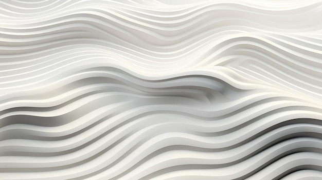 Photo abstract background white wavy design