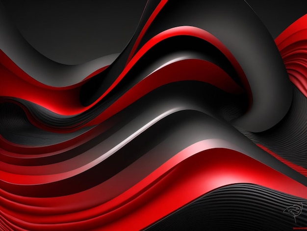 Abstract Background with 3d Wave