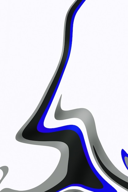 abstract background with black and blue lines on the white background