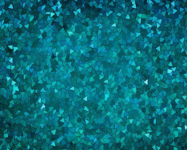 Abstract background with blue and green triangles