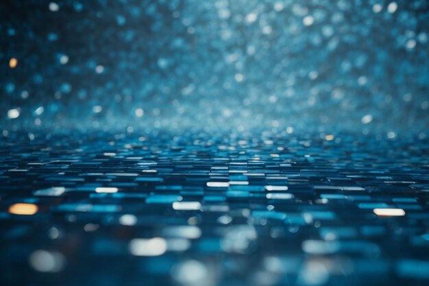 Abstract background with blue pixels ar c