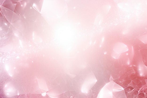 ボケ味を持つ抽象的な背景デフォーカス ライトと星ピンク色