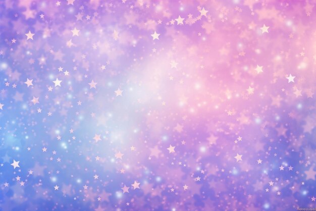 Abstract background with bokeh defocused lights and stars Vector illustration