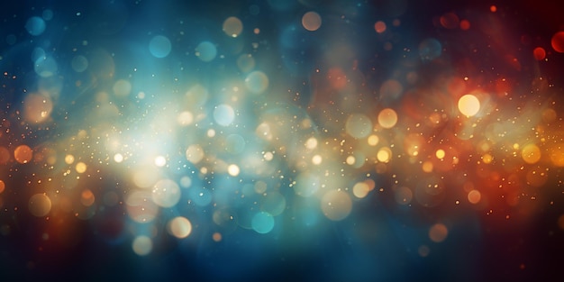 Photo abstract background with bokeh defocused lights