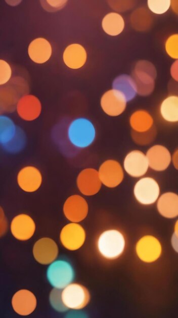 Abstract background with bokeh defocused lights