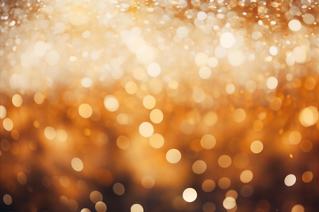Abstract background with bokeh effect on the eve of new year