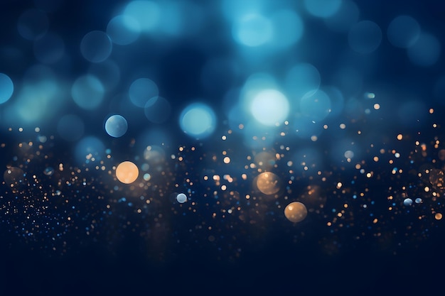 Abstract background with bokeh lights