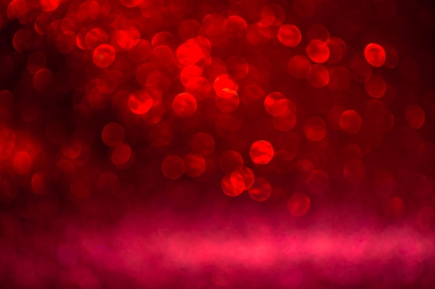 Abstract background with bokeh lights