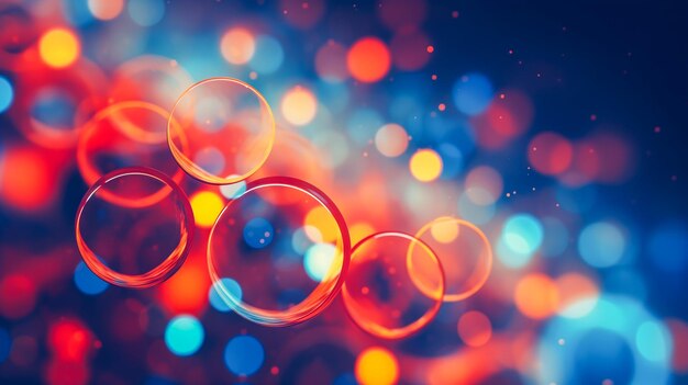 Abstract background with bubbles