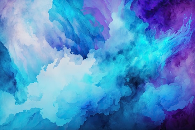 Abstract background with burst of colors